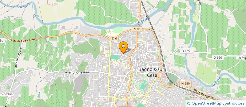localisation de l'entreprise MONSIEUR LUC HUMBERT à BAGNOLS-SUR-CEZE