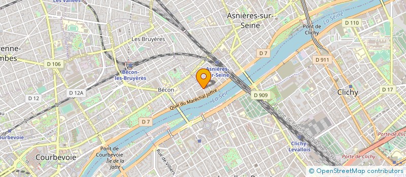 localisation de l'entreprise MONSIEUR LUC IBATA  COURBEVOIE