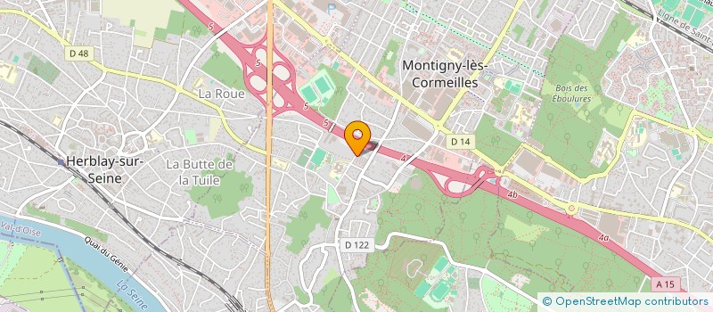 localisation de l'entreprise MONSIEUR LUC ISAAC  MONTIGNY-LES-CORMEILLES