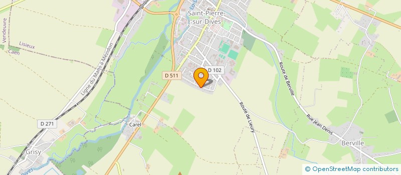 localisation de l'entreprise MONSIEUR LUC JABRAUD  SAINT-PIERRE-EN-AUGE