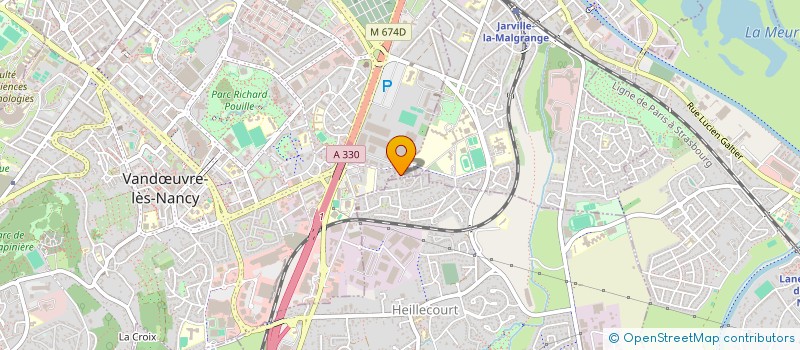 localisation de l'entreprise MONSIEUR LUC JACCONI  JARVILLE LA MALGRANGE