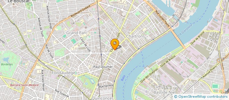 localisation de l'entreprise MONSIEUR LUC JAUBERT  BORDEAUX