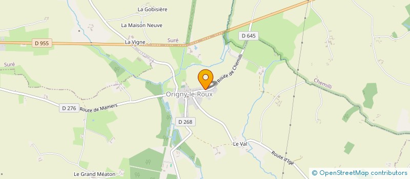 localisation de l'entreprise MONSIEUR LUC JEAN à ORIGNY-LE-ROUX