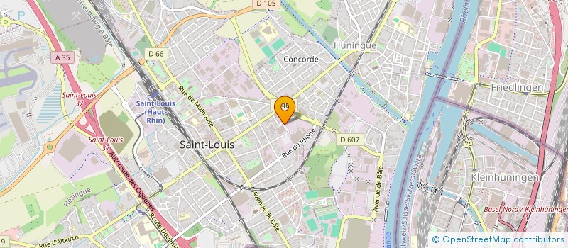 localisation de l'entreprise MONSIEUR LUC JOHE  SAINT-LOUIS