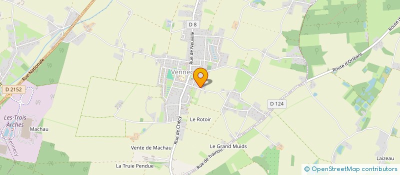 localisation de l'entreprise MONSIEUR LUC JOLIVET  VENNECY