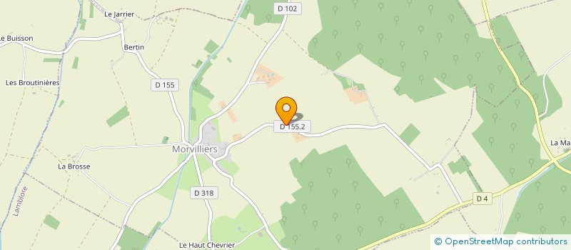 localisation de l'entreprise MONSIEUR LUC JOUANNIN à MORVILLIERS