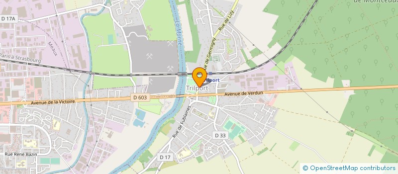 localisation de l'entreprise MONSIEUR LUC JOURDAIN  TRILPORT