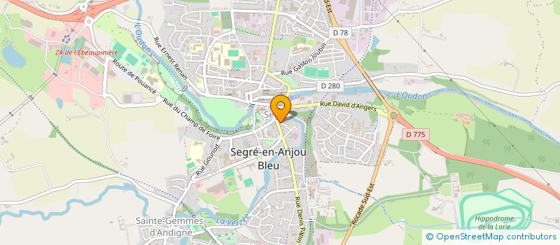 localisation de l'entreprise MONSIEUR LUC JOURNIAC à SEGRE-EN-ANJOU BLEU