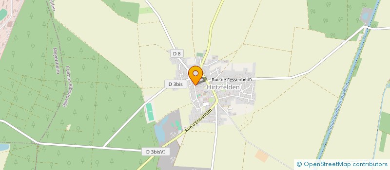 localisation de l'entreprise MONSIEUR LUC KELTZ  HIRTZFELDEN