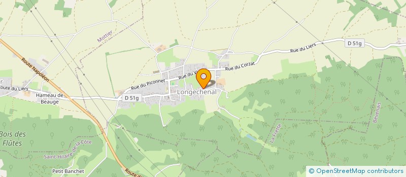 localisation de l'entreprise MONSIEUR LUC KERCKHOVE  LONGECHENAL