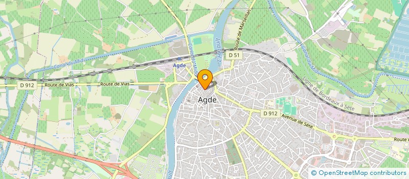 localisation de l'entreprise MONSIEUR LUC KRAMER à AGDE