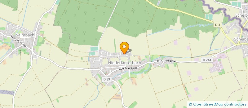 localisation de l'entreprise MONSIEUR LUC KREUTZBERGER  NIEDERLAUTERBACH