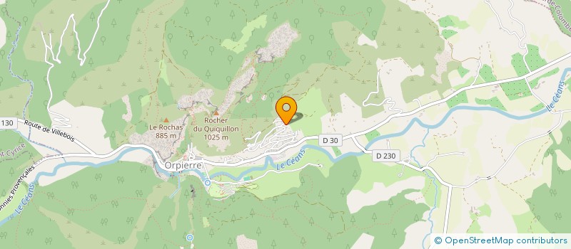 localisation de l'entreprise MONSIEUR LUC LABARRE  ORPIERRE