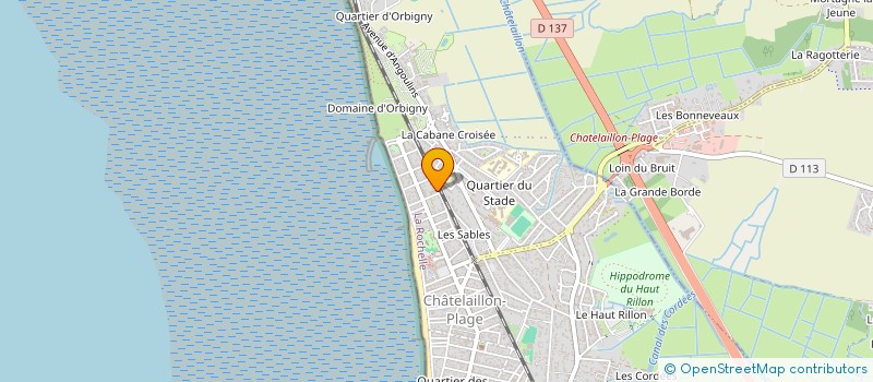 localisation de l'entreprise MONSIEUR LUC LAFFITE à CHATELAILLON-PLAGE