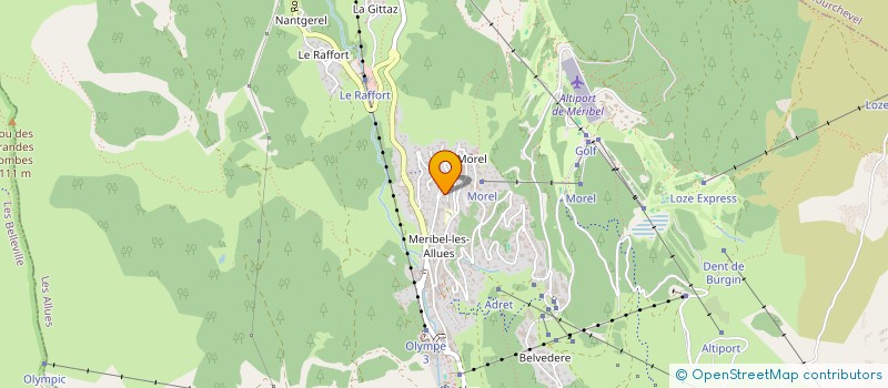 localisation de l'entreprise MONSIEUR LUC LAFOND  LES ALLUES