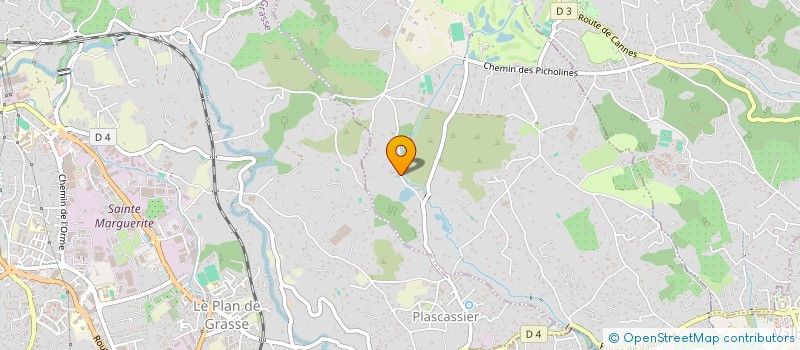localisation de l'entreprise MONSIEUR LUC LAMBERT  CHATEAUNEUF-GRASSE
