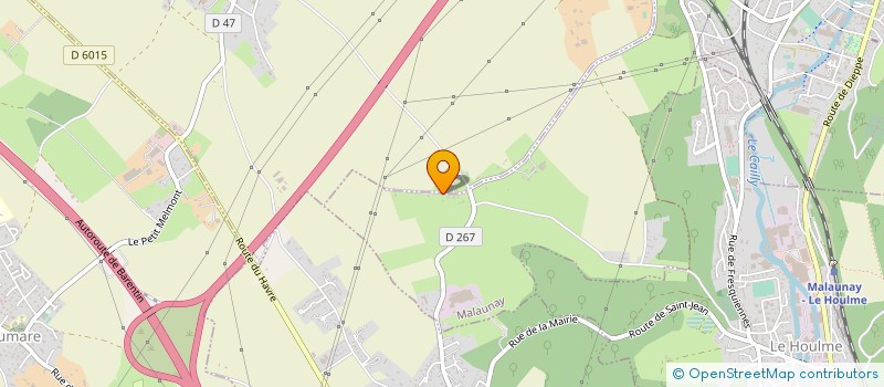 localisation de l'entreprise MONSIEUR LUC LANGLOIS  MALAUNAY