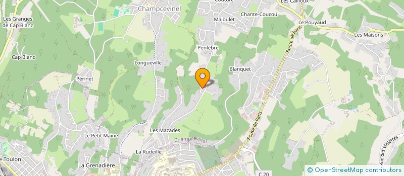 localisation de l'entreprise MONSIEUR LUC LANNOIS  CHAMPCEVINEL