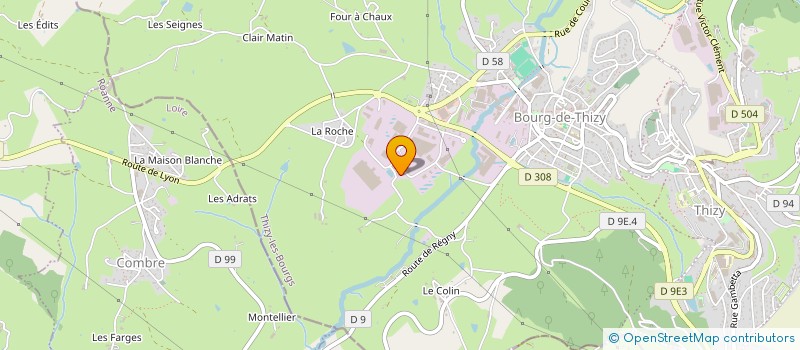 localisation de l'entreprise MONSIEUR LUC LANOE  MARCIGNY