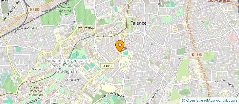 localisation de l'entreprise MONSIEUR LUC LAPEYRADE à TALENCE