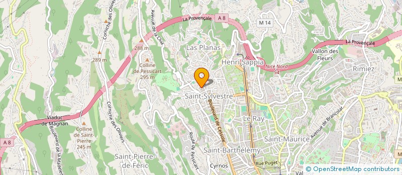 localisation de l'entreprise MONSIEUR LUC LASRY  NICE