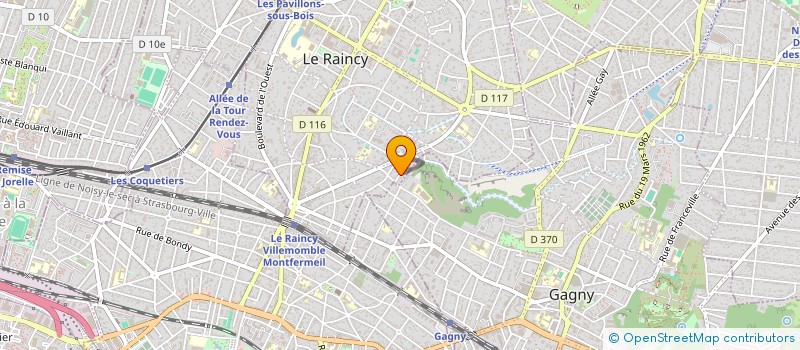 localisation de l'entreprise MONSIEUR LUC LAURENT  LE RAINCY