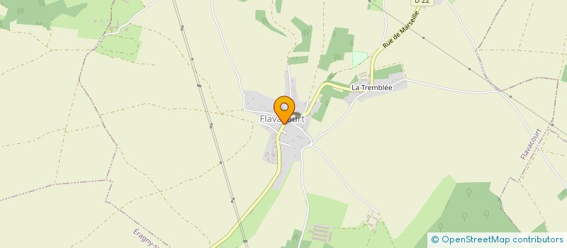 localisation de l'entreprise MONSIEUR LUC LAZZAROTTI  FLAVACOURT