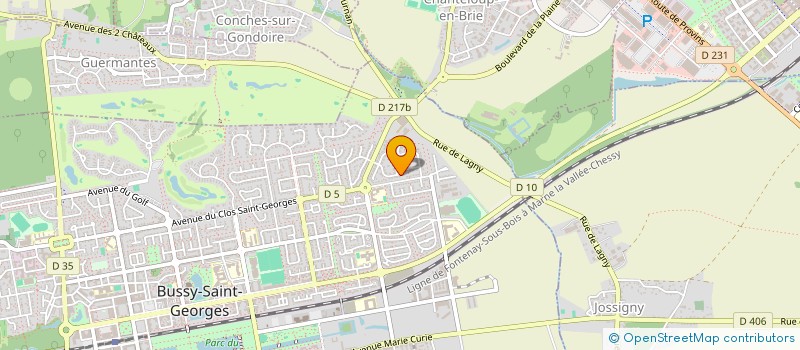 localisation de l'entreprise MONSIEUR LUC LE  BUSSY-SAINT-GEORGES