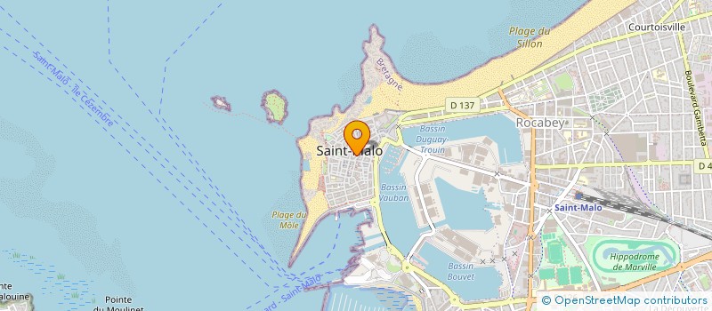 localisation de l'entreprise MONSIEUR LUC LE COZIC à SAINT-MALO
