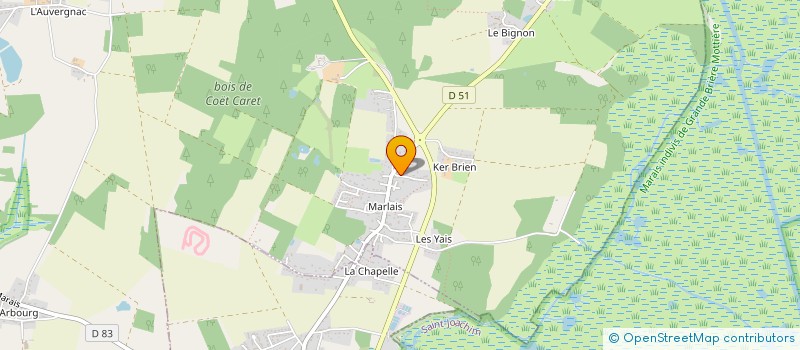 localisation de l'entreprise MONSIEUR LUC LE DUC à HERBIGNAC