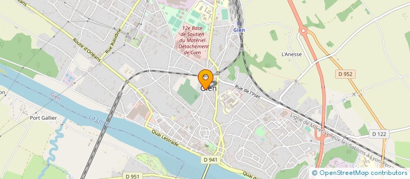 localisation de l'entreprise MONSIEUR LUC LE LAY  GIEN