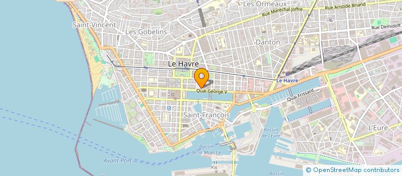 localisation de l'entreprise MONSIEUR LUC LECERF à LE HAVRE