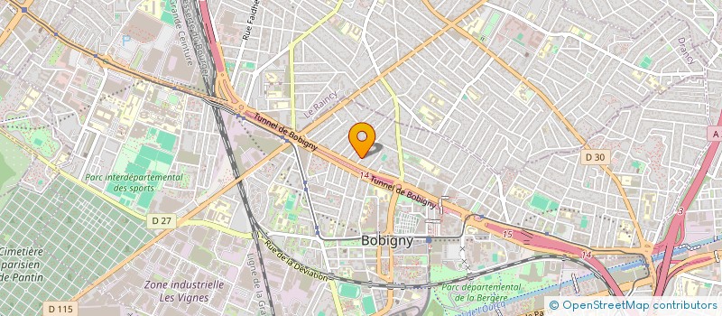 localisation de l'entreprise MONSIEUR LUC LEGRAS  BOBIGNY