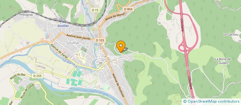 localisation de l'entreprise MONSIEUR LUC LEHERLE  LACHAPELLE-AUZAC