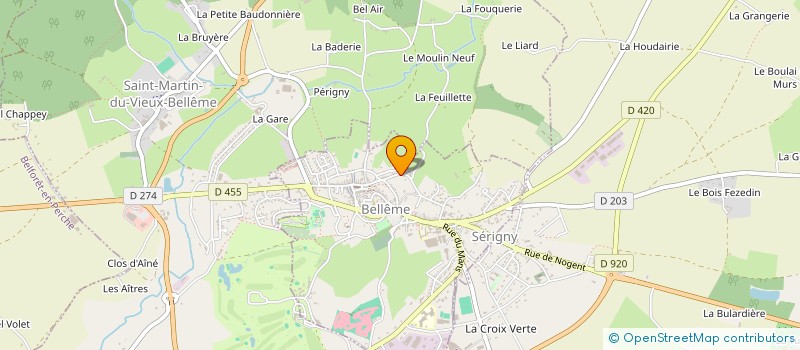 localisation de l'entreprise MONSIEUR LUC LELIGOIS à BELLEME