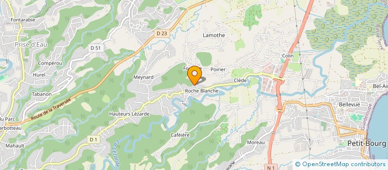 localisation de l'entreprise MONSIEUR LUC LEON BUTTICAZ à PETIT-BOURG