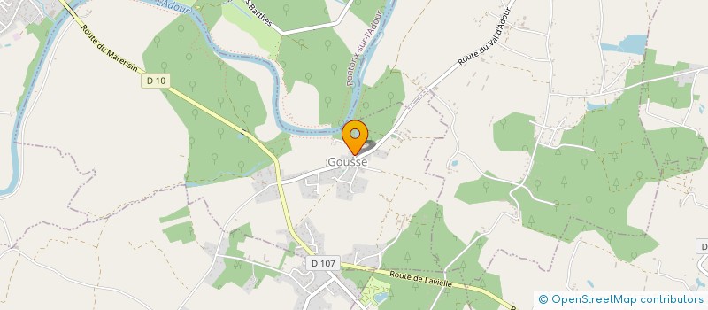 localisation de l'entreprise MONSIEUR LUC LEPOITTEVIN  GOUSSE