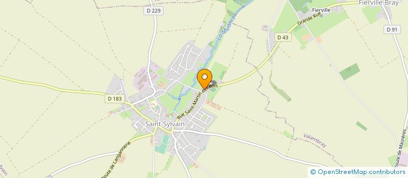 localisation de l'entreprise MONSIEUR LUC LEROY  SAINT-SYLVAIN