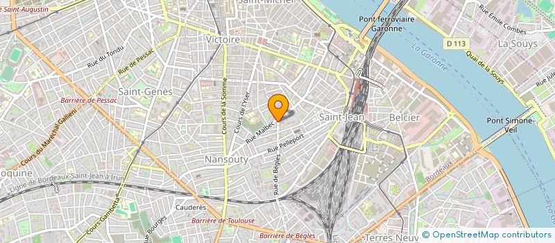 localisation de l'entreprise MONSIEUR LUC LEVEQUE  BORDEAUX