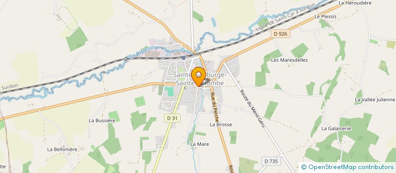 localisation de l'entreprise MONSIEUR LUC LEVILLAIN à SAINTE-GAUBURGE-SAINTE-COLOMBE