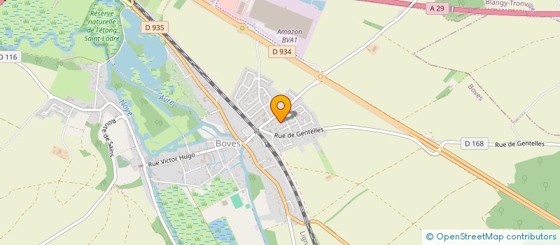 localisation de l'entreprise MONSIEUR LUC LIGNIER à BOVES