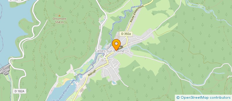 localisation de l'entreprise MONSIEUR LUC LINTZ  CELLES-SUR-PLAINE