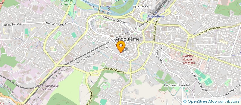 localisation de l'entreprise MONSIEUR LUC LOPEZ à ANGOULEME