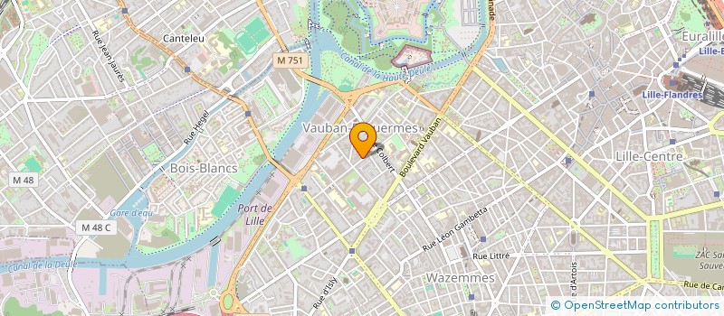 localisation de l'entreprise MONSIEUR LUC LORTHIOIR à LILLE