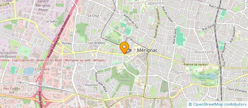 localisation de l'entreprise MONSIEUR LUC LOSTIE DE KERHOR  MERIGNAC