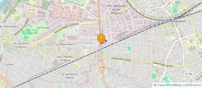 localisation de l'entreprise MONSIEUR LUC LOUIS à ARGENTEUIL