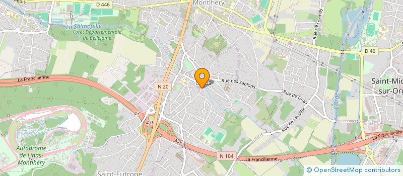 localisation de l'entreprise MONSIEUR LUC LUC BALAVOINE à LINAS