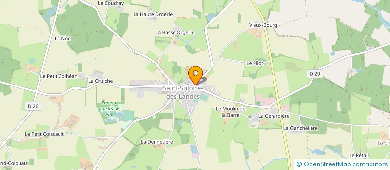 localisation de l'entreprise MONSIEUR LUC LUCAS  VALLONS-DE-L'ERDRE