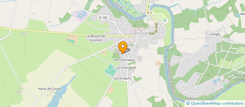 localisation de l'entreprise MONSIEUR LUC LUCAS  GUENROUET