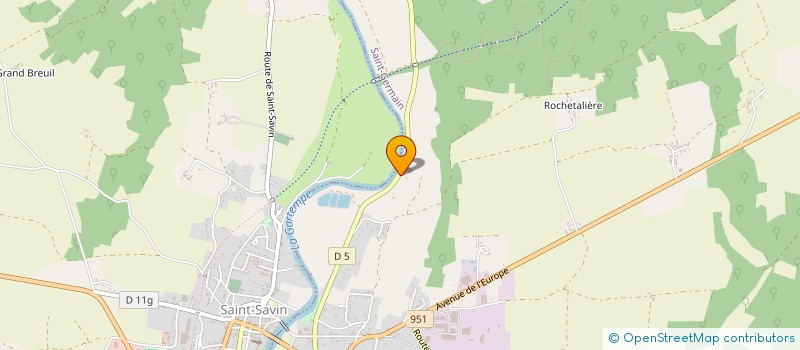 localisation de l'entreprise MONSIEUR LUC MACLART  SAINT-GERMAIN